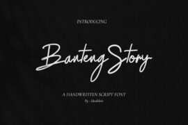 Banteng Story Font