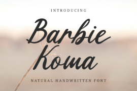 Barbie Koma Font