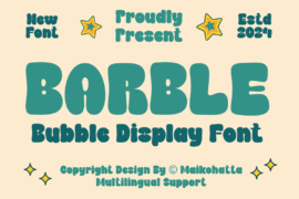 BARBLE Font