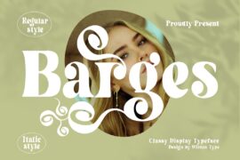 Barges (Demo) Font Family
