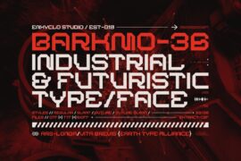 BARKMO-36 Font