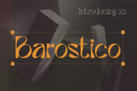 Barostico Demo Font