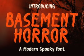 BASEMENT HORROR Font