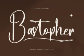 Bastopher DEMO VERSION Font Family
