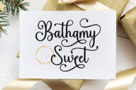 Bathamy Sweet Font