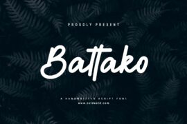 Battako-DEMO FONT Font