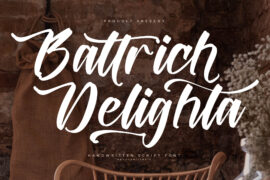Battrich Delighta DEMO VERSION Font Family