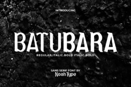 Batubara Font Family