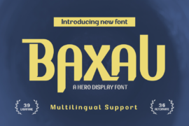 BAXAUTRIAL Font