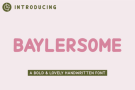 Baylersome Font