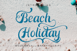 Beach Holiday Font