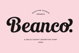 Beanco Demo Font