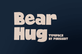 Bear-Hug Font