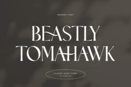 BeastlyTomahawk Font