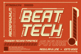 BEAT TECH Font Family