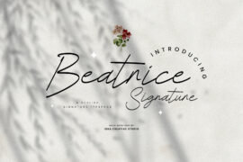 Beatrice Signature Personal Use Font