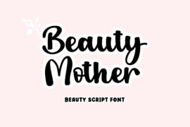 Beauty Mother – Personal Use Font