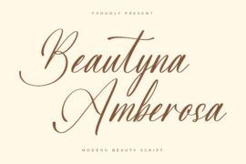 Beautyna Amberosa DEMO VERSION Font Family