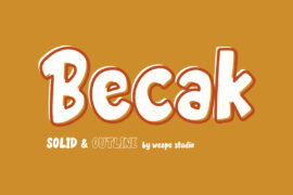 Becak Font