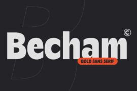 Becham Demo Font