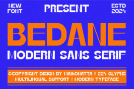 BEDANE Font