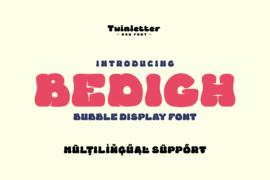 BEDIGH Trial Font