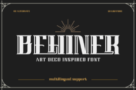 BEHINERtrial Font