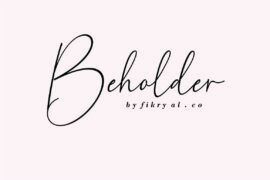 Beholder Script Font