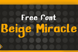Beige Miracle Font
