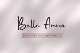 Belle Amour Free Font Family