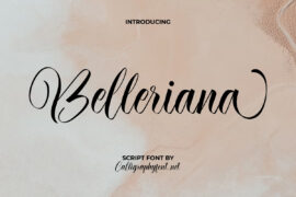 Belleriana Demo Font