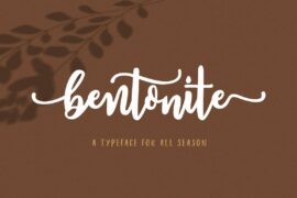 Bentonite Script Font