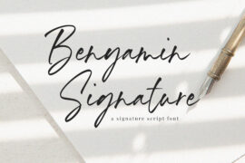 Benyamin Signature Font