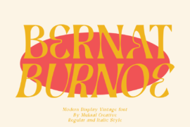 Bernat Burnoe Font