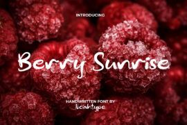 BerrySunriseDemo Font