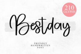 Bestday – Personal Use Font