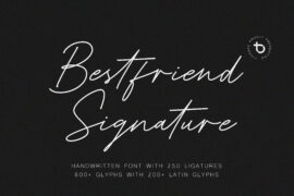 Bestfriend Signature Font