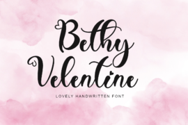 Bethy Valentine Font