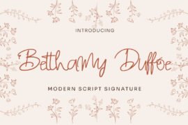 Betthamy Duffoe Font