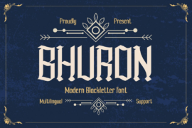 BHURON Font