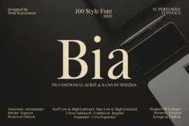 Bia Demo Font Family