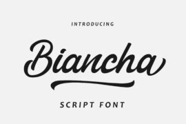 Biancha Brush Script Font