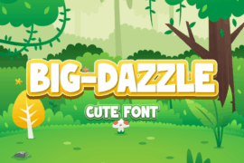 BIG-DAZZLE Font