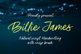 Billie James Font