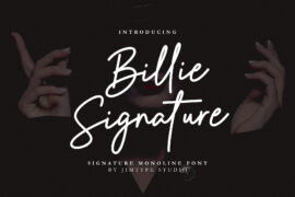 Billie Signature DEMO! Font