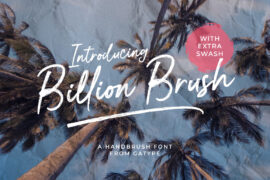 Billion Brush Font Family