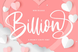 Billion Personal Use Only Font