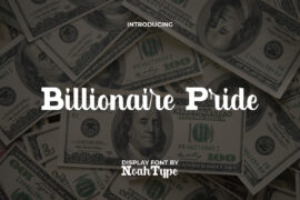 Billionaire P Demo Font