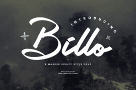 Billo Personal Use Font