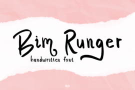 Bim Runger Demo Font